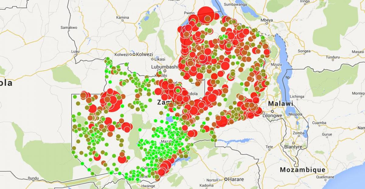 karta Malavi malarije 