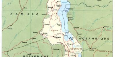 Mapa ulica blantyre Malavi